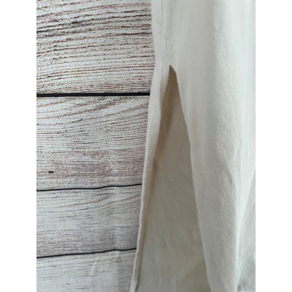 Zutter USA Dreamer Short Sleeve T-Shirt Midi Dress Womens Small Off-White - Picture 6 of 10
